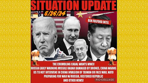 SITUATION UPDATE 5/26/24 - Underground Wars, Fed Reserve, Sex Trafficking, Cabal Exposed, White Hats