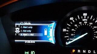 2019-2020 Ford Fusion Energi: Poor lane departure design