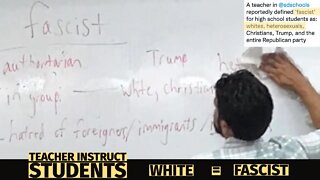 White men are FASCIST. Taught to Kids! TikTok Cringe