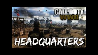 Call of Duty WW2 | Headquarters Complete TOUR! (I Smoked a Random Guy 1v1 in the Pit!)