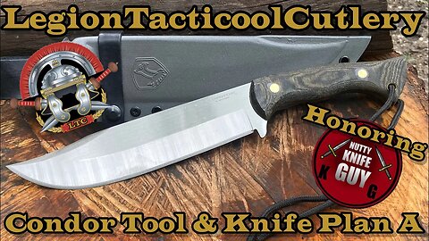 Condor Tool&Knife Plan A. Honoring the Nutty Knife Guy.