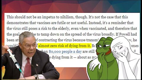 Pfizer: Fully Vaccinated Colin Powell Dies At 84 With Multiple Causes, 'So Go Get The JAB!'