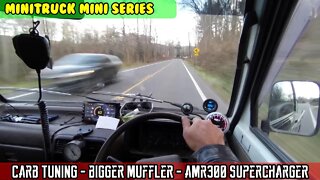 Mini-Truck (SE06 E03) AMR300 supercharger, Carburetor tuning, custom jetting, muffler, oil change