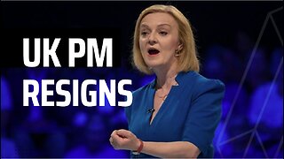 British Prime Minister Liz Truss announces her resignation