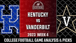 Kentucky vs Vanderbilt Picks & Prediction Against the Spread 2023 College Football Analysis