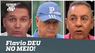 Repórter cogita ato antiético do Palmeiras, e Flavio DÁ NO MEIO!