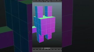 minecraft Pikachu #blender #shorts #tutorial #minecraft