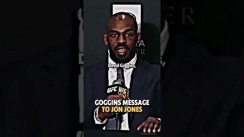 Goggins Message To Jon Jones