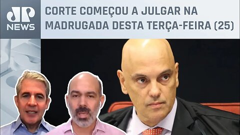 Moraes vota para tornar 200 denunciados réus pelos atos de 8 de Janeiro; Schelp e d'Avila explicam