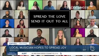 Local musician organizes video to help spread joy