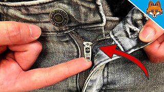 THIS Zipper Trick should EVERYONE know 💥 (GENIUS) 🤯