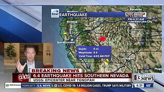 6.4 earthquake in Nevada