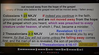 not moved away from the hope of the Gospel