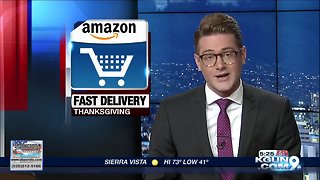 Amazon offering fast delivery this Thanksgiving