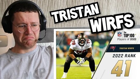 Rugby Player Reacts to TRISTAN WIRFS (Tampa Bay Buccaneers, OT) #41 NFL Top 100 Players in 2022