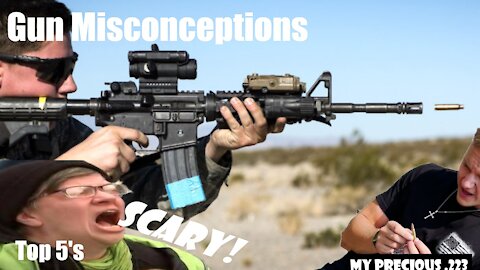 5 Gun Misconceptions YOU Should Know | Top 5's