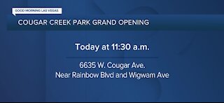 Cougar Creek Park Grand Opening today