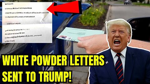 Trump, Conservatives MAILED THREATENING LETTERS with a WHITE POWDER! USPS INTERCEPTS?!