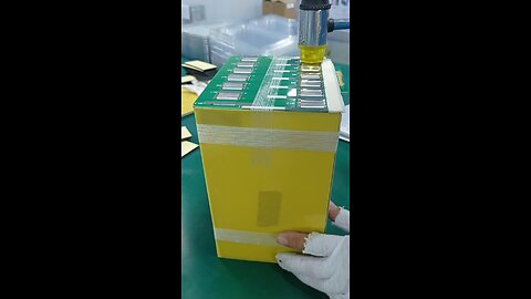 Assembly Of Lithium Battery.
