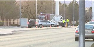 Serious crash in west Las Vegas