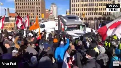 🇨🇦👏 OH CANADA! Beautiful. TODAY AT #FREEDOMCONVOY2022 🇨🇦❤️