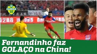 HUMILHOU! Fernandinho "baixa o Messi" e faz GOLAÇO na China!