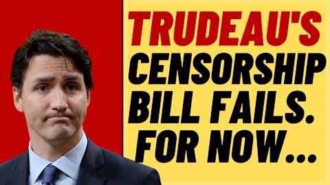 CANADIAN CENSORSHIP Bill Defeated, For Now