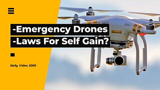 Emergency Drone Applications, FAA Drone Law Comments Business Conflict Factors