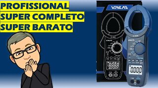 Alicate Amperímetro VC600D profissional e BARATO da Venlab