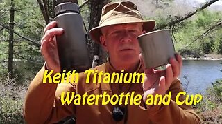 Keith Titanium Water Bottle and Cup