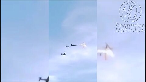 🛑Dos aviones de la Fuerza Aérea se estrellaron durante un entrenamiento en Villavicencio👇👇