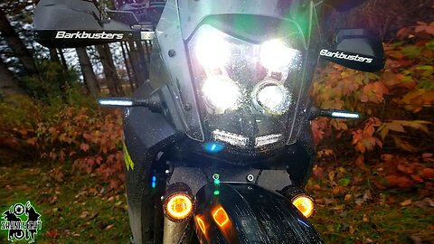 Cyclops LED Auxiliary & Signal Light Install / Review on Tenere 700 With Camel ADV Tail Tidy