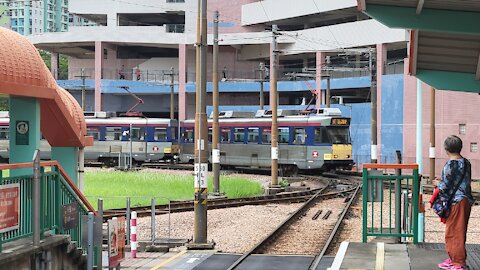 [HK Rail Tour]Light Rail Route 761P to Yuen Long 輕鐵761P線往元朗