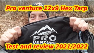 Pro Venture Survival Tarp test and Review