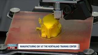 Manufacturing day at the Northland Training Center