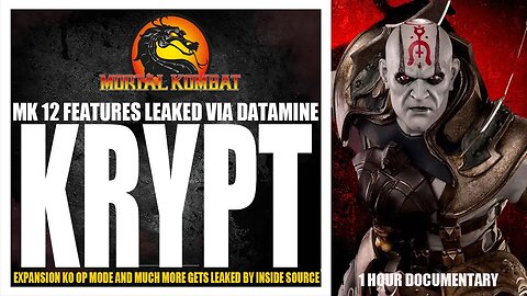 Mortal Kombat 12: Datamined Files LEAKED Krypt Expansion & Co-op Mode SPECULATION (1hr REMASTER)