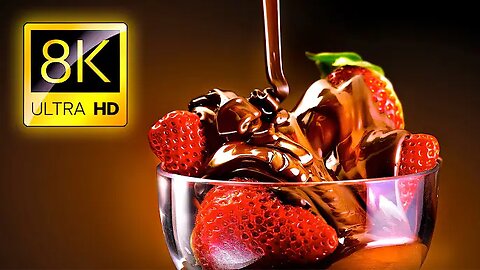 SO SATISFYING DESSERTS 8K ULTRA HD • Yummy And Delicious Dessert with Relaxing Music 8K TV