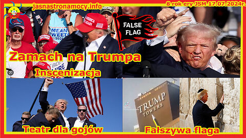 Zamach na Trumpa Inscenizacja Teatr dla gojów Fałszywa flaga