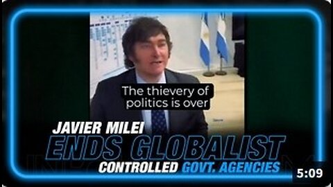 Javier Milei anuncia dramáticamente el fin de las agencias globalistas controladas
