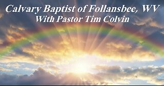 Pastor Bob Colvin - No One Ever Cared for Me Like Jesus