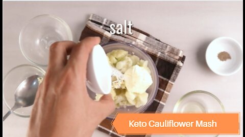 Keto Recipe Cauliflower Mash #Recipes #Keto