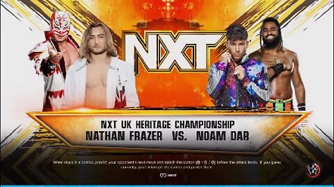 NXT Noam Dar vs Nathan Frazer for the NXT Heritage Cup Championship