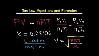 Gas Laws - Equations and Formulas