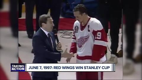 On this date: Red Wings celebrate Stanley Cup championship on June 7, 1997
