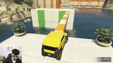 Try Not To Fall Challenge in GTA 5 - 96 Fail