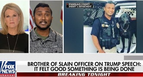 Brother of murdered cop Reggie Singh wants Trump to build border wall