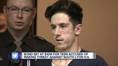 Mother of South Lyon High School student cries when judge doesn't change $10M bond