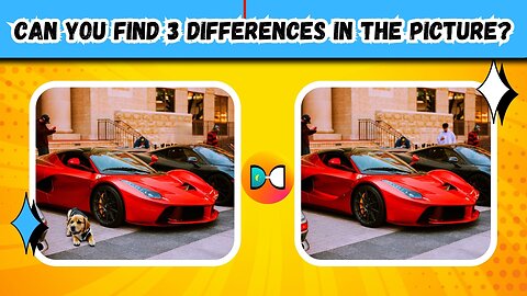 Spot The Difference Only Genius Find 3 Differences Ep2