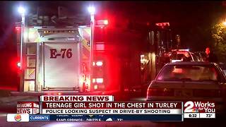 Teenage girl shot in Turley