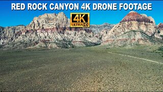 Red Rock Canyon 4K Drone Footage